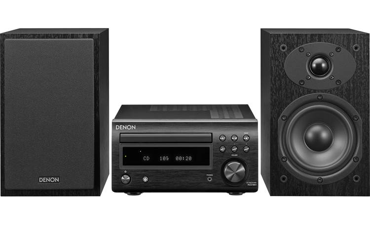Denon D-M41SBK CD/FM micro desktop stereo system with Bluetooth - DM41SBKE3 
