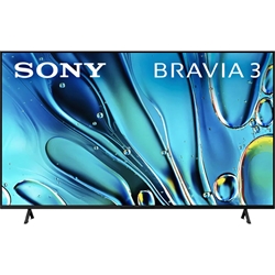 Sony K-65S30 BRAVIA 3 65" 4K LED Television HDR Smart TV (2024) 