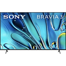 Sony K-75S30 BRAVIA 3 75" 4K LED Television HDR Smart TV (2024) 